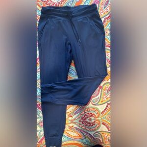 Lululemon Ready to Rulu Joggers Navy Blue Size 8 Soft Athleisure Pants